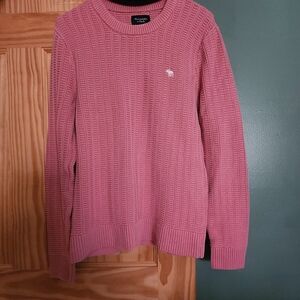 Abercrombie & Fitch Women's Rose Cable Knit Sweater